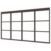 Douglas Steellook Glaswand  (viervoudig)