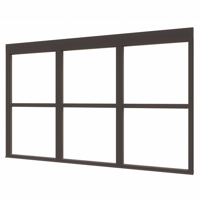 Douglas Steellook Glaswand  (drievoudig)