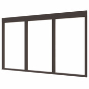 Douglas Steellook Glaswand  (drievoudig)