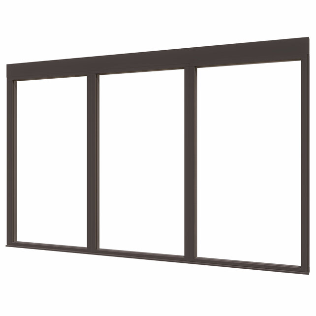 Douglas Steellook Glaswand  (drievoudig)