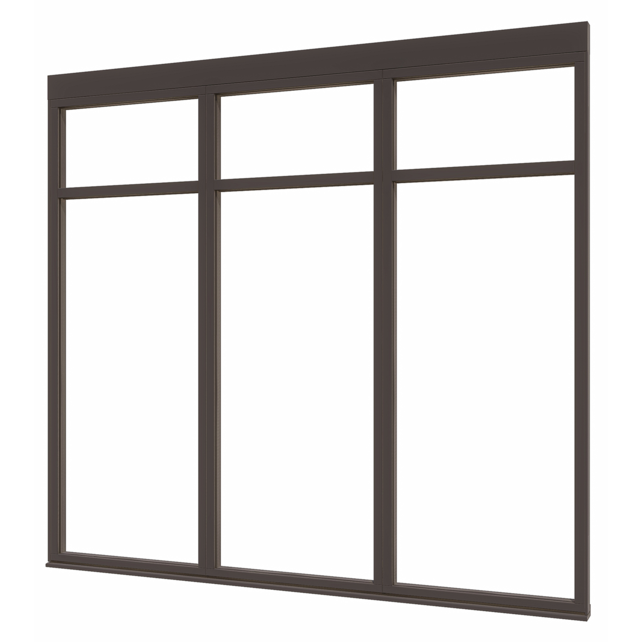 Douglas Steellook Glaswand  (drievoudig)