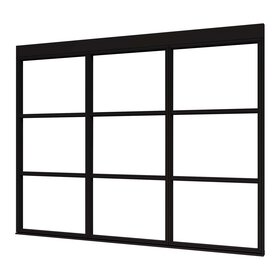 Douglas Steellook Glaswand  (drievoudig)