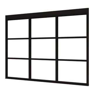 Douglas Steellook Glaswand  (drievoudig)