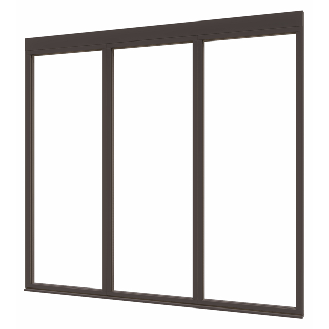 Douglas Steellook Glaswand  (drievoudig)