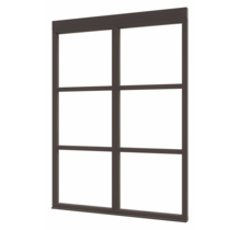 Douglas Steellook Glaswand  (tweevoudig)