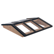 Lichtstraat Zadeldak (frame Douglas onbehandeld)