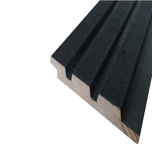 Douglas 22x133 Triple Rhombus - 2x zwart gespoten