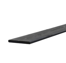 Vuren 16 x 140 - 2x zwart gespoten