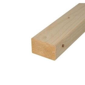 Vuren regel  44 x 75mm