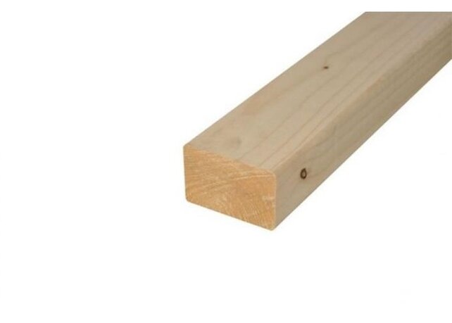 Vuren regel  44 x 75mm