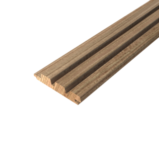 27 x 143 mm Ayous Rhombus(triple) Thermowood