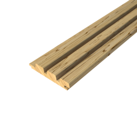 27 x 143 mm Vuren Rhombus(triple) Thermowood