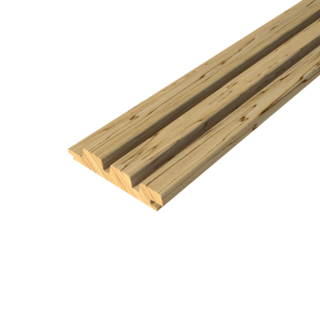 27 x 143 mm Vuren Rhombus(triple) Thermowood