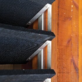 Flex Fence Draaibare Lamellen RVS 165 cm - 2 stuks