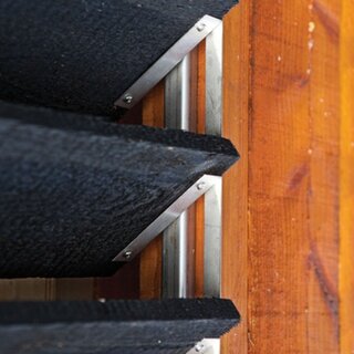 Flex Fence Draaibare Lamellen RVS 165 cm - 2 stuks