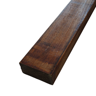 Hardhout 45 x 95 mm geschaafd