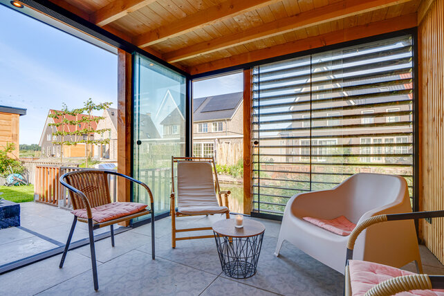 Flex Fence Draaibare Lamellen RVS 220 cm - 2 stuks