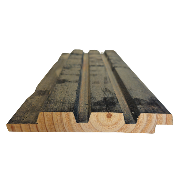 Douglas 22x133 Triple Rhombus - 2x zwart gespoten