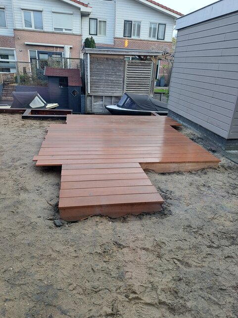 Vlonderplank 27x190 mm Bankirai