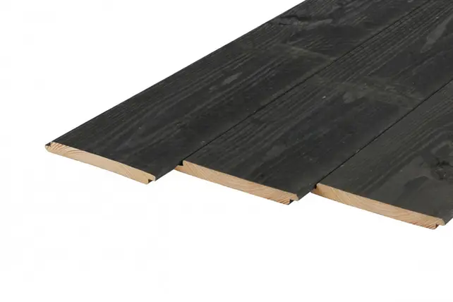 Schutting Robuust 12x12cm douglas palen - Geleverd per strekkende meter