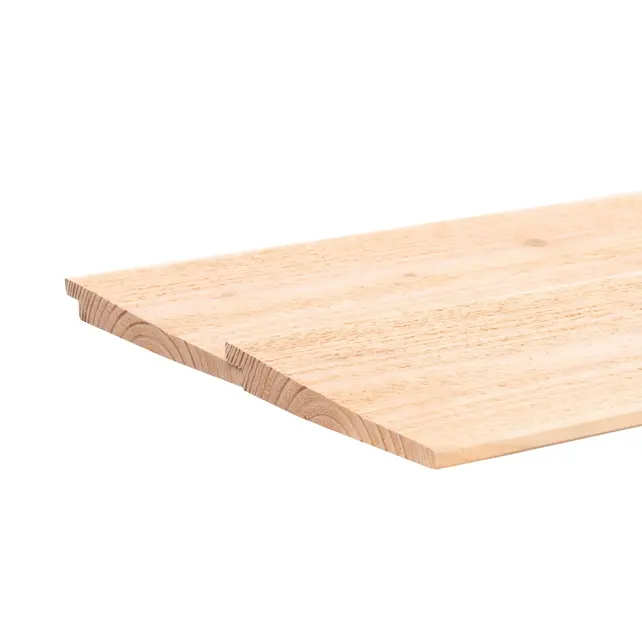 Schutting Robuust 12x12cm douglas palen - Geleverd per strekkende meter