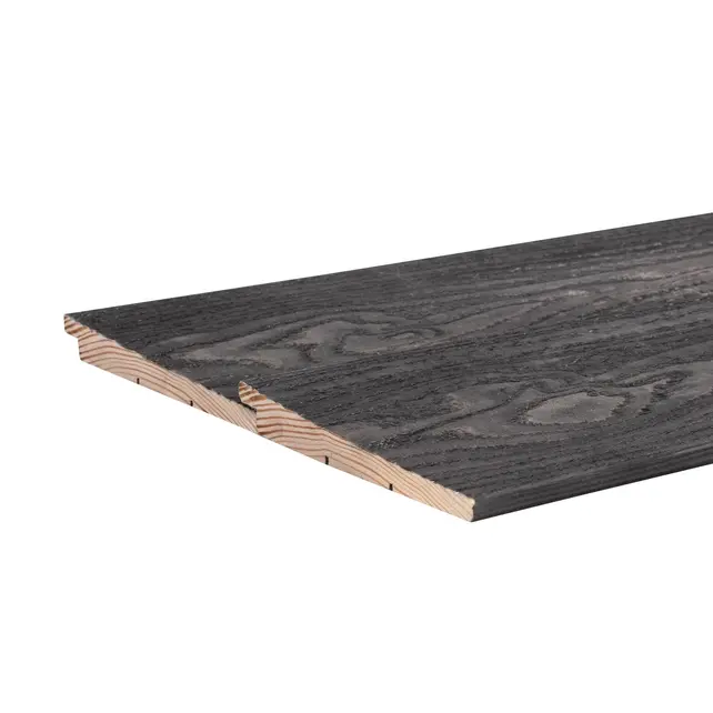 Schutting Robuust 12x12cm douglas palen - Geleverd per strekkende meter