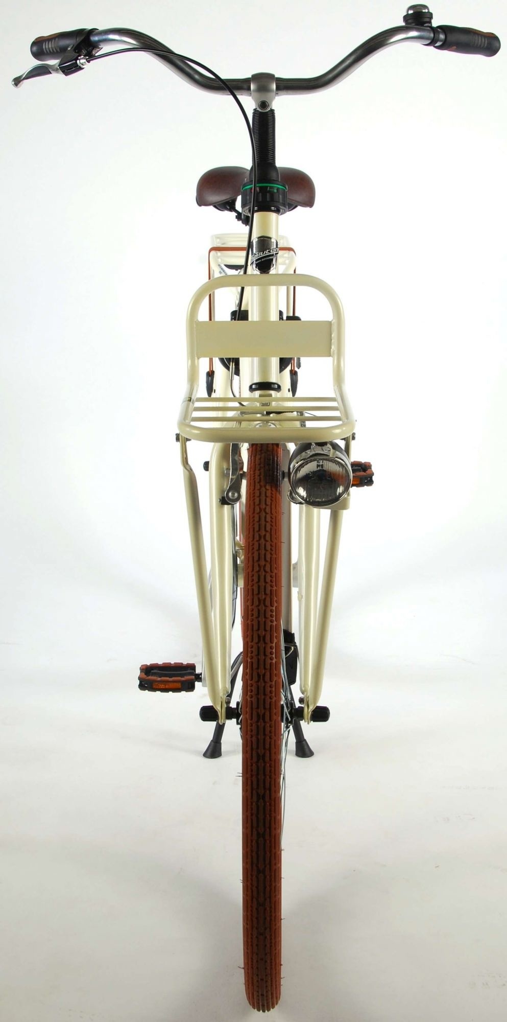 SALUTONI EXCELLENT TRANSPORT FIETS 28 INCH, PARELMOER WIT - Vinn's Store™