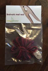 Speelbelovend Speelbelovend breivork met wol