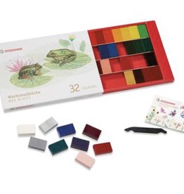 Stockmar Bijenwasblokjes 32 kleuren assortiment Stockmar