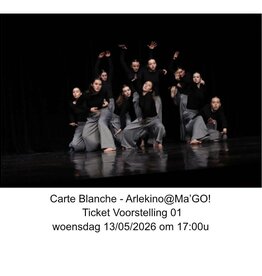 Arlekino Ticket VS 01 Woe 13/05/2026 om 17:00u