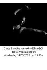 Arlekino Ticket VS 06 Don 14/05/2026 om 15:30u - Carte Blanche - Arlekino@Ma'GO!