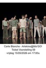 Arlekino Ticket VS 09 Vrij 15/05/2026 om 17:00u - Carte Blanche - Arlekino@Ma'GO!