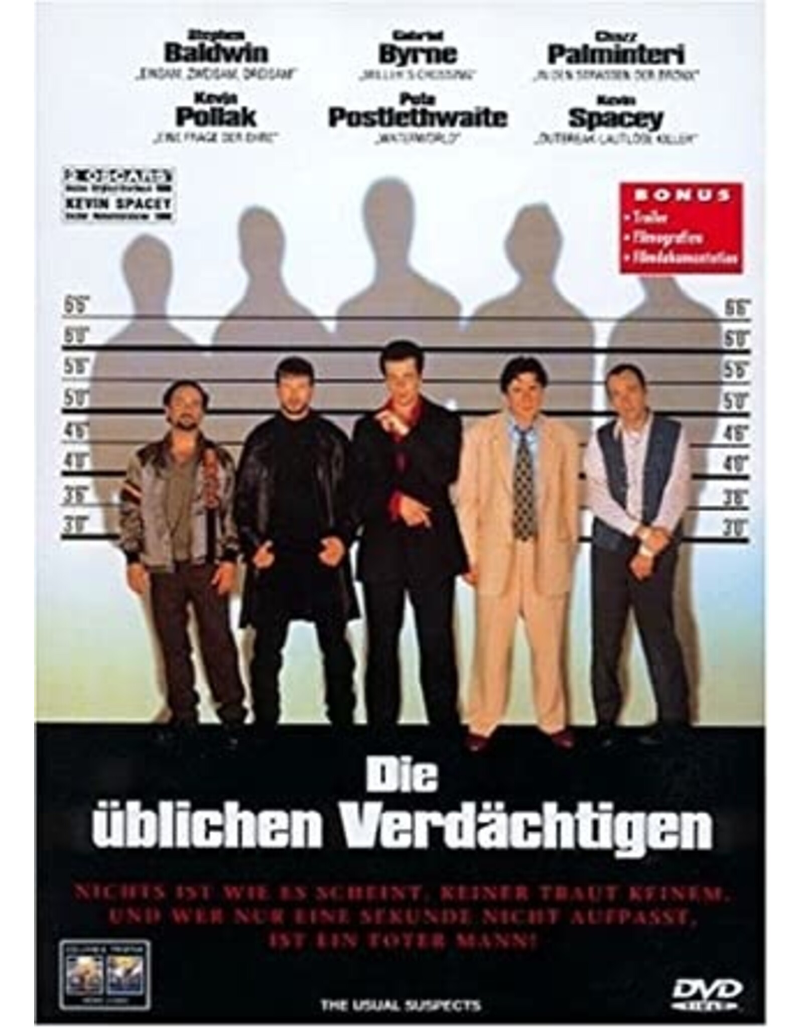 DARSTELLER : Kevin Spacey, Gabriel Byrne, REGIE : Bryan Singer DVD