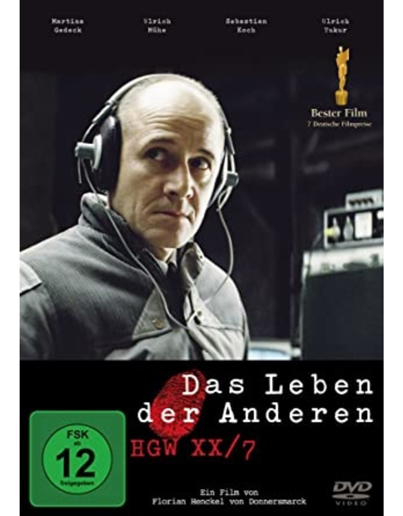 DARSTELLER : Ulrich Mühe, Sebastian Koch, REGIE : Florian Henckel von Donnersmarck DVD