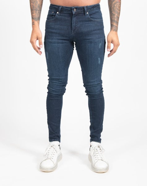 Basic Super Stretch Jeans - Dark Blue