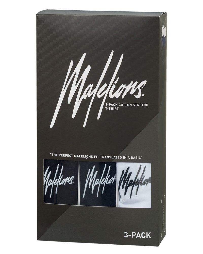 Malelions Malelions Small Signature 3-Pack - White/Black/Navy