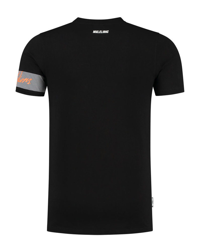 Malelions Malelions Captain T-Shirt - Black/Orange