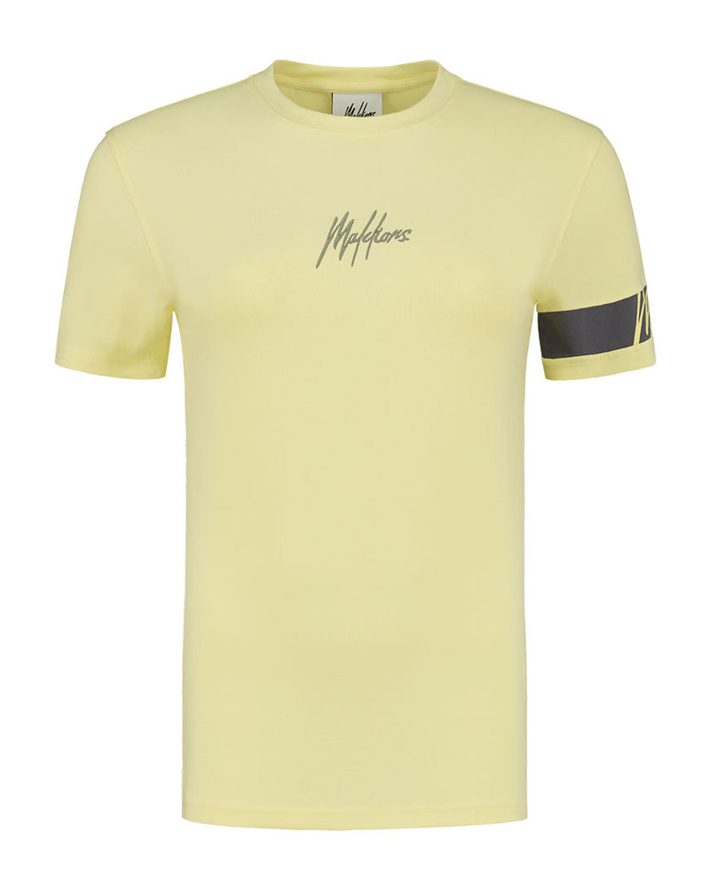 Malelions Women Malelions Women Captain T-Shirt - Yellow/Matt Grey