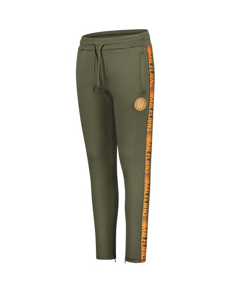 Sport Warming Up Trackpants - Army/Orange