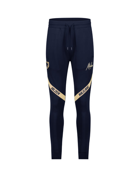 Malelions x Nieky Holzken Pre-Match Trackpants - Navy/Gold