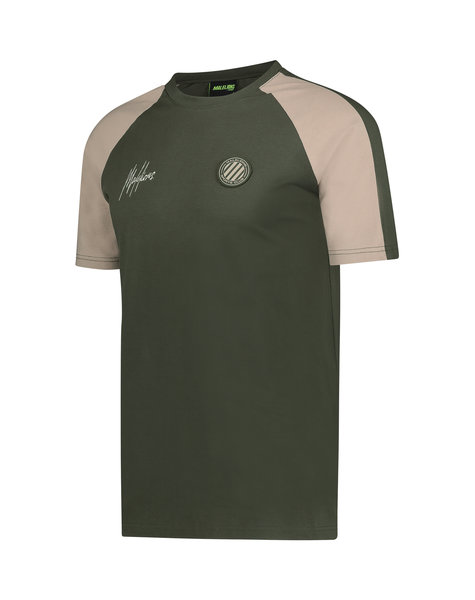 Sport Striker T-Shirt - Army/Creme