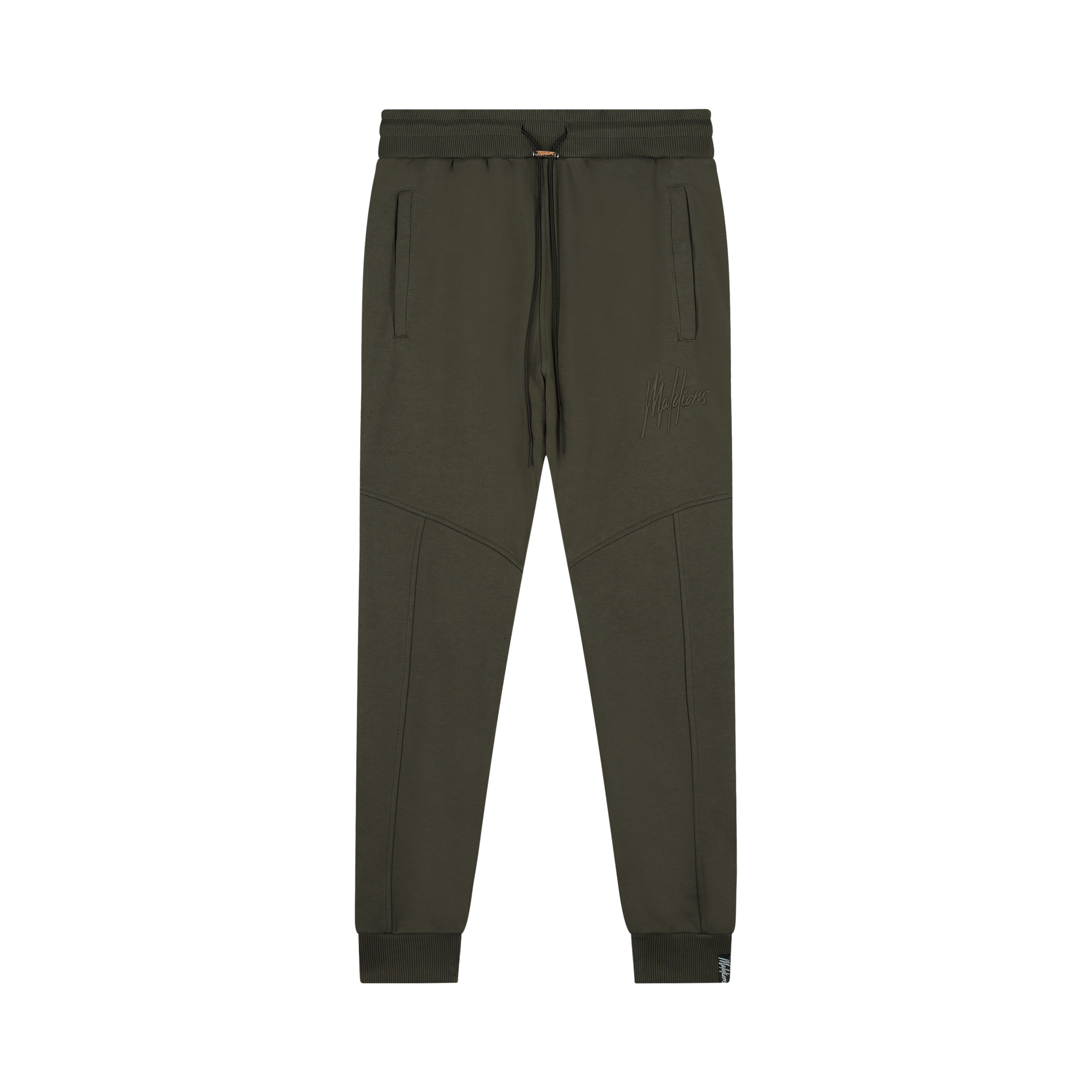Malelions Men Essentials Trackpants - Army