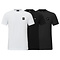 Malelions T-shirt Patch 3-Pack - White/Black/Antra