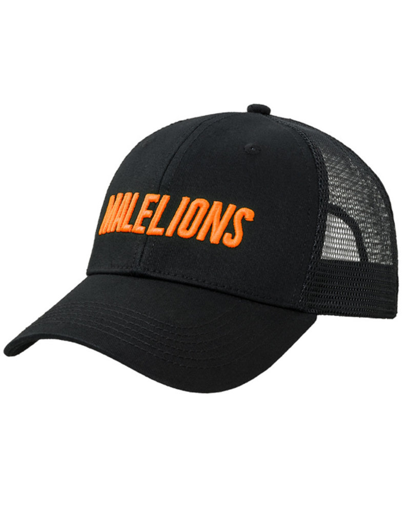 Malelions Malelions Sport Cap Cursief - Black/Neon Orange
