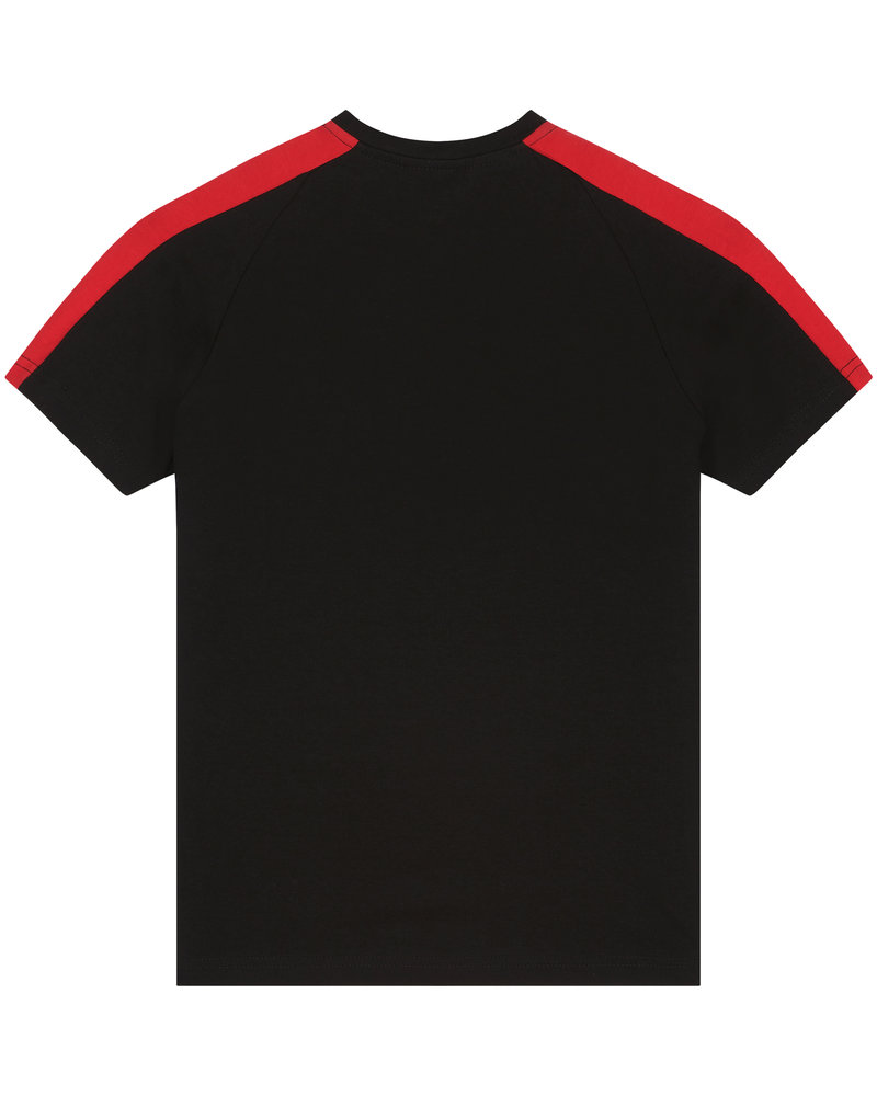 Malelions Junior Malelions Junior Sport Striker T-Shirt -Black/Neon Red
