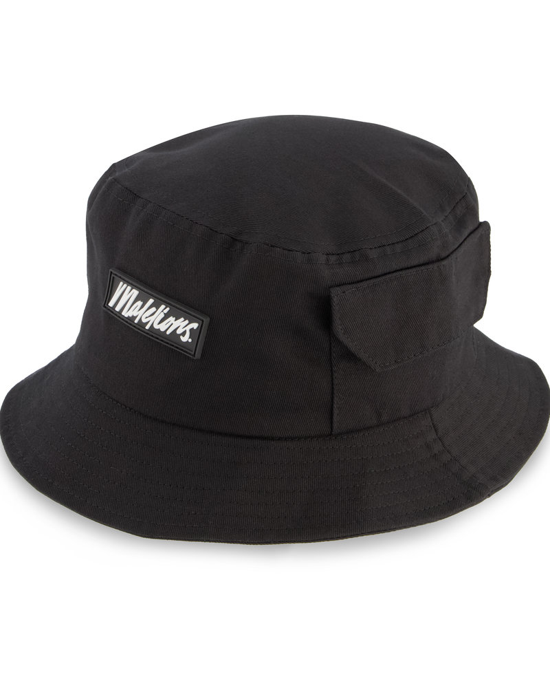 Malelions Malelions Men Pocket Bucket Hat - Black