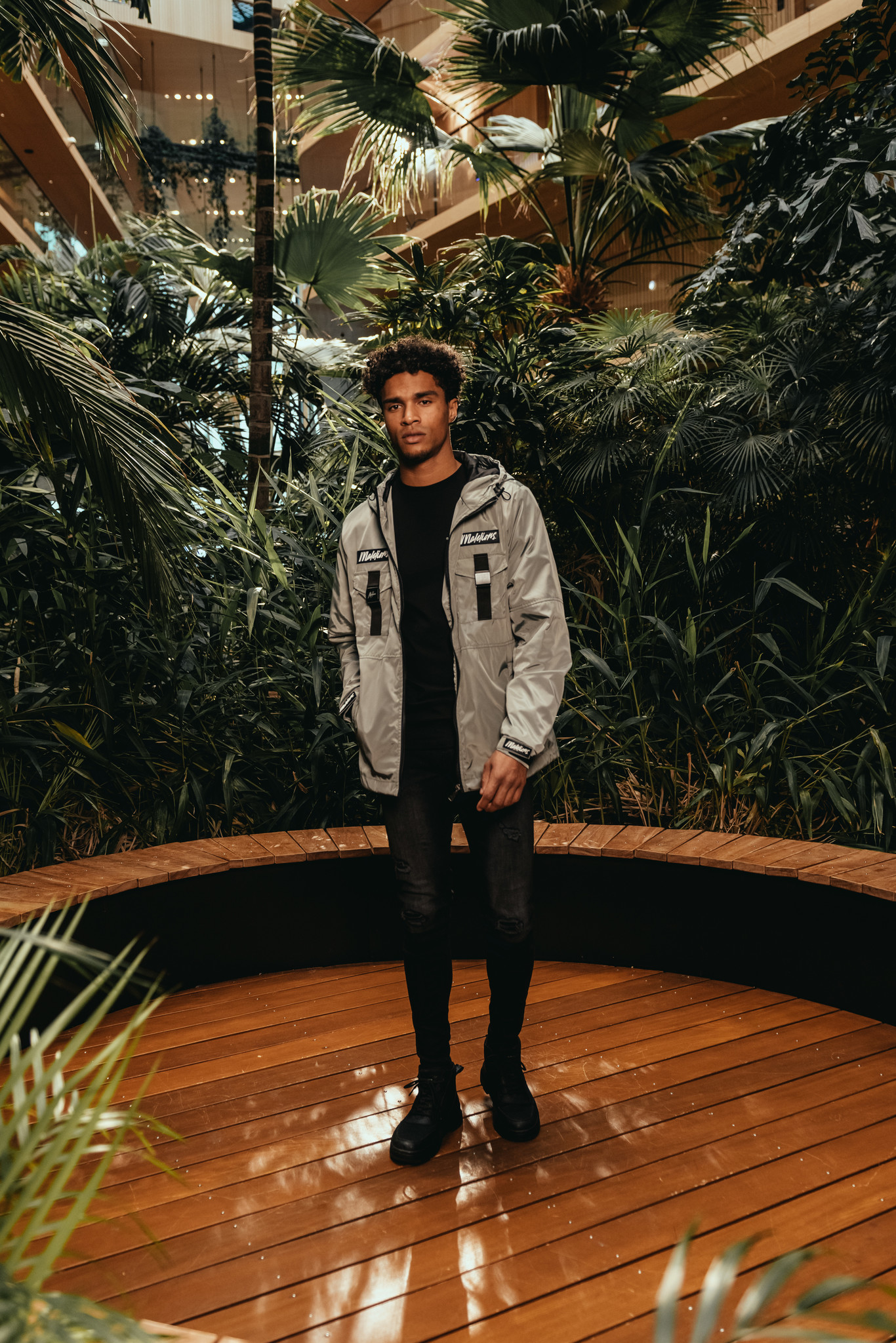 Malelions Men Pocket Cargo Windbreaker 
