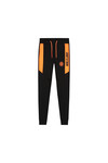 Coach Trackpants- Black/Neon Orange