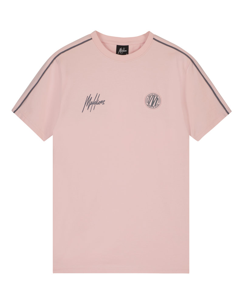 Malelions Sport Malelions Sport Coach T-Shirt - Pink/Matt Grey