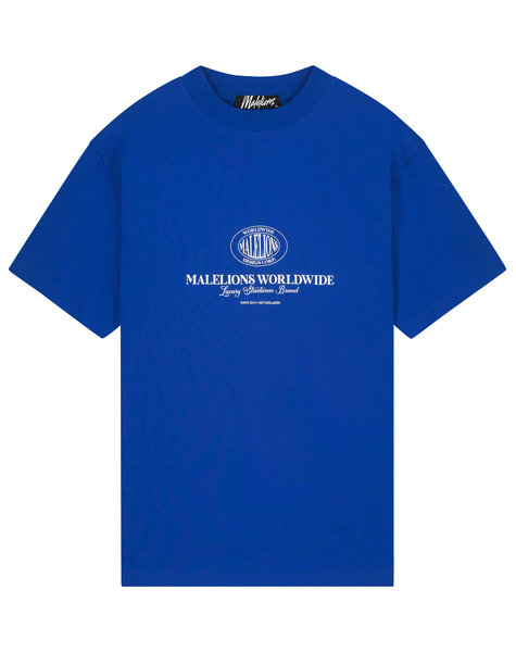 Oversized Worldwide T-Shirt - Cobalt Blue